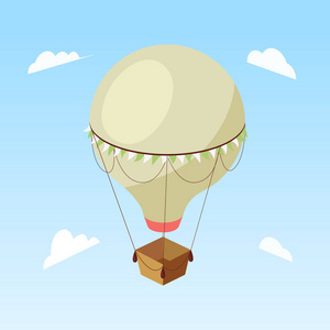 空气气球等距矢量图