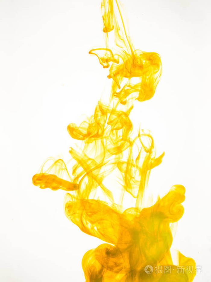 抽象背景.爆炸的彩色泼墨压克力