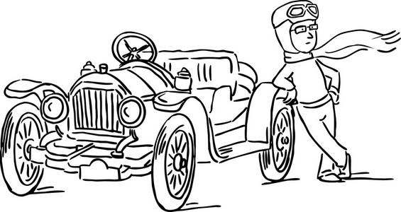 线条车图片-线条车素材-线条车插画-摄图新视界