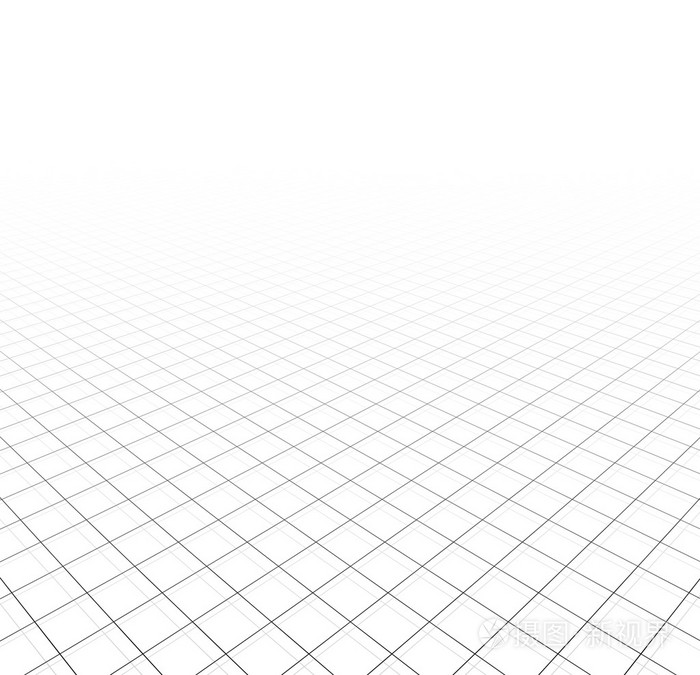 透视网格表面