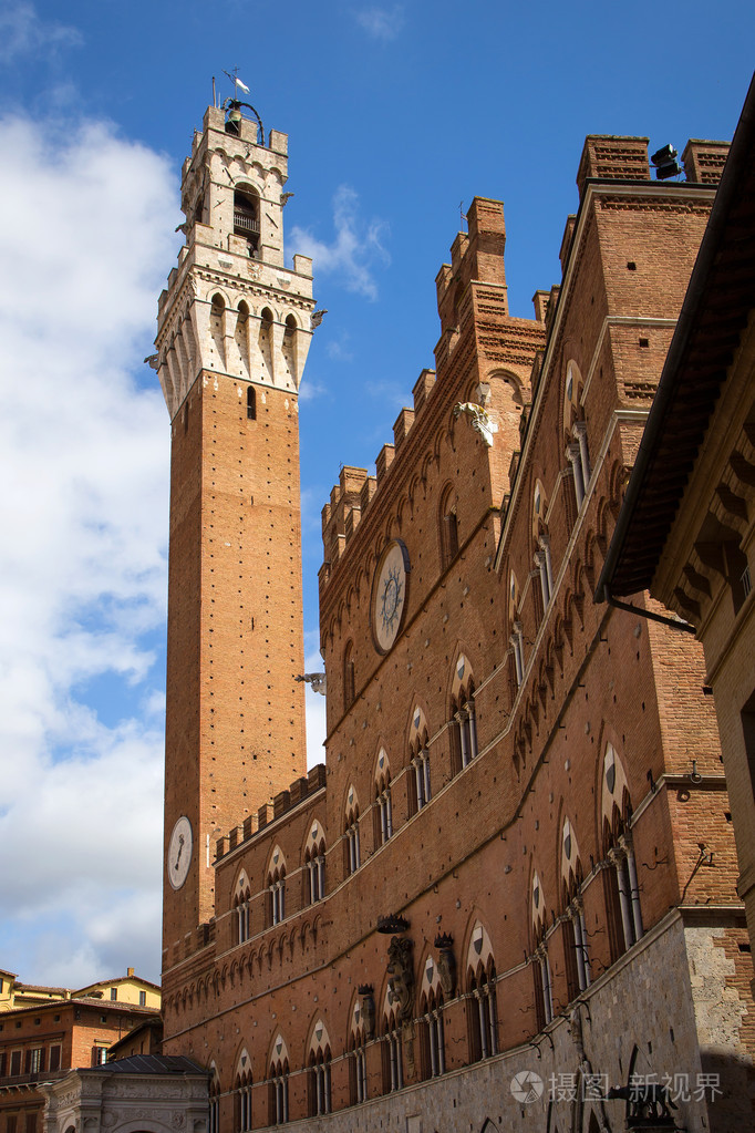 意大利锡耶纳的坎波广场