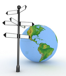 全球方向图片