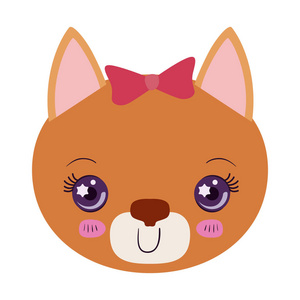 母猫动物幸福表达与弓花边彩色漫画可爱的脸相似素材图片 摄图新视界 母猫动物幸福表达与弓花边彩色漫画可爱的脸相似素材图片 摄图新视界