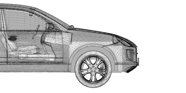 汽车 3d 模型