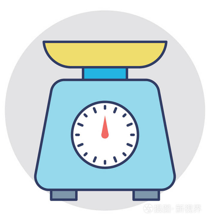 称重规模矢量图标