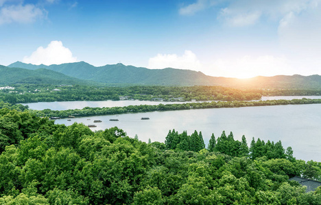 杭州西湖景观图片