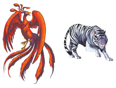 4中国神话中的怪物神 石金 插画 正版商用图片0c3j4e 摄图新视界