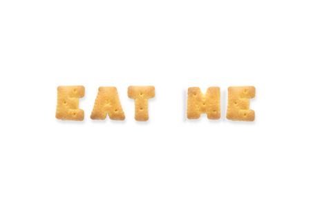 字母的单词吃我字母饼干饼干