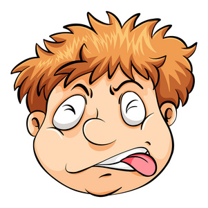 一个人咬自己的舌头照片