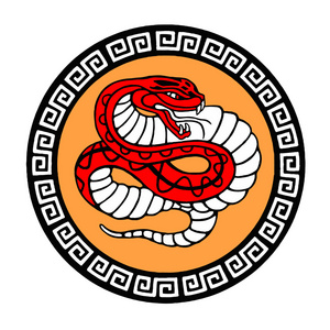 蛇老式标志