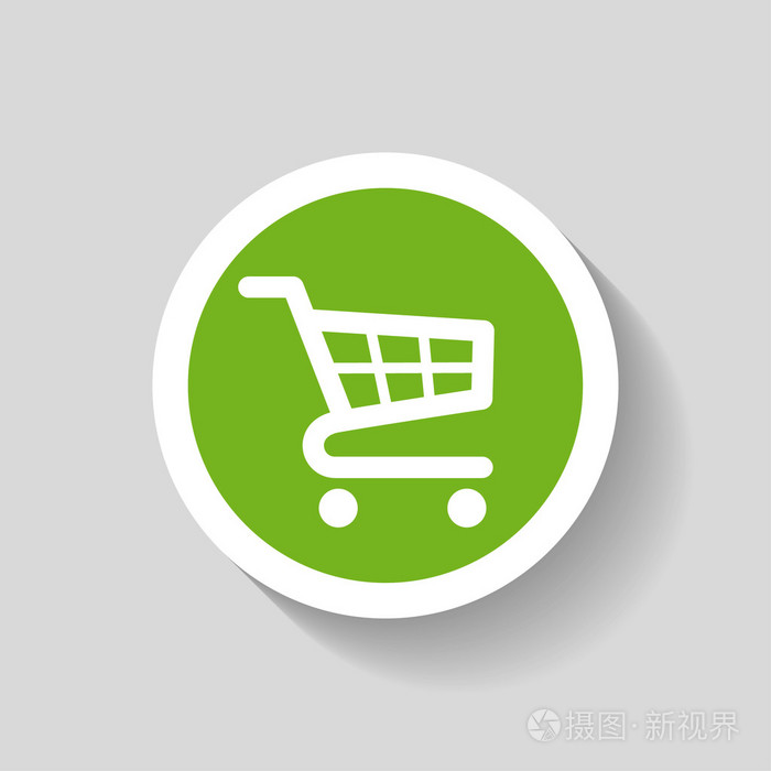 象形文的购物车插画-正版商用图片0c3y27-摄图新视界
