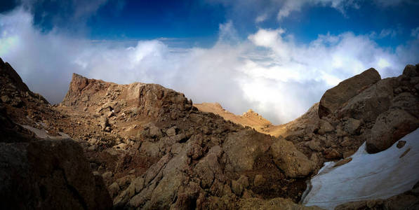 Schalbus Dag 山，达吉斯坦，高加索俄罗斯全景