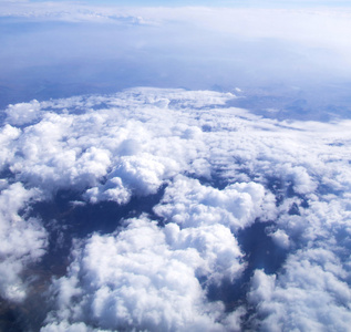 空中的天空背景