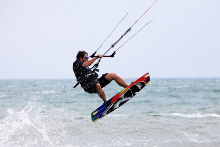 kitesurfer 在行动