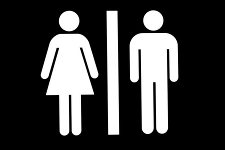 女人/男人厕所标志性别中性厕所标志男女厕所标志矢量图厕所标志不要