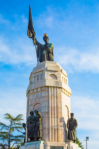 纪念碑的母亲保加利亚的大特尔诺沃