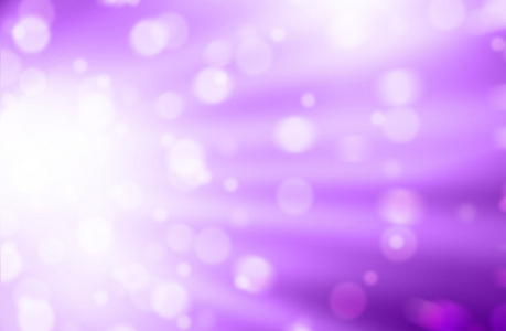 紫色背景模糊的灯光或灯光上紫色酒泉