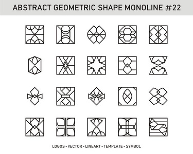 几何险种装饰元素符号图标矢量