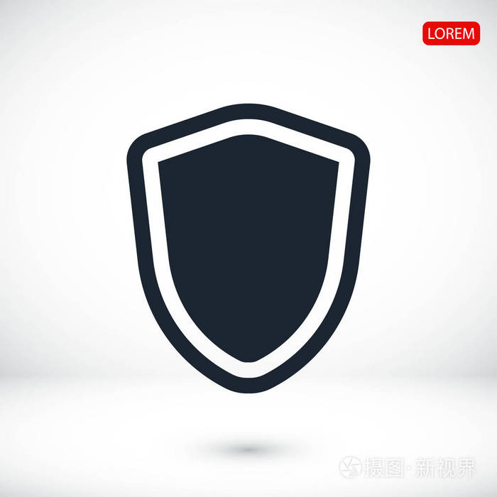 盾牌图标矢量