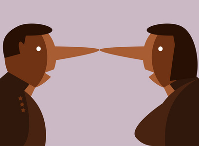 不诚实的行为图片