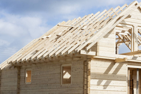 椽木椽木框架摄影图