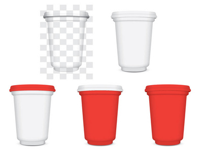 为您设计和标志的塑料杯