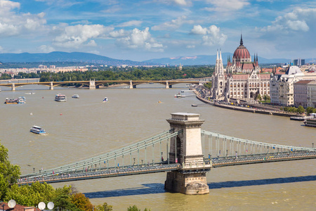 布达佩斯的全景视图