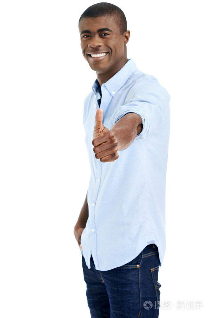 非洲人竖起的大拇指