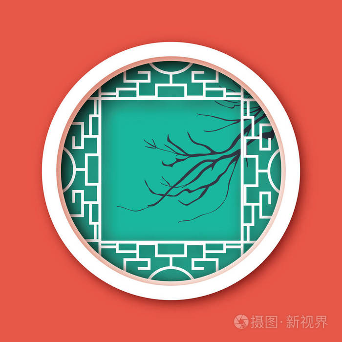 折纸圆形框架. 切尔