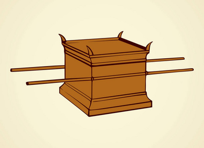 祭坛.矢量绘图照片