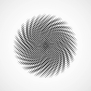 半色调圆半色调黑色无缝背景多边形圆广场明星 cro白色抽象向量圈框架