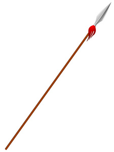 羌族碉楼矛.矢量照片