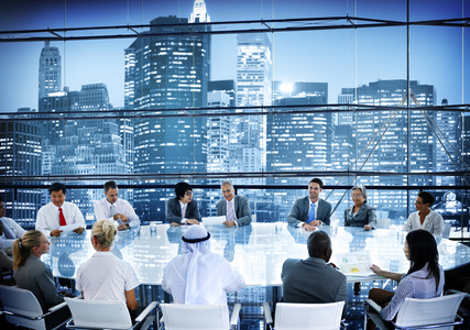 亚洲高端商务人群图片