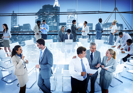 亚洲高端商务人群图片