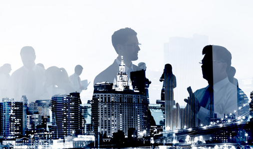 亚洲高端商务人群图片