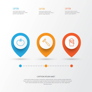 花园的图标集。耙子 萝卜 水桶和其他元素的集合。此外包括耙 萝卜 桶等符号