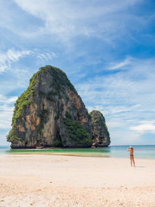 莱利热带海滩泰国