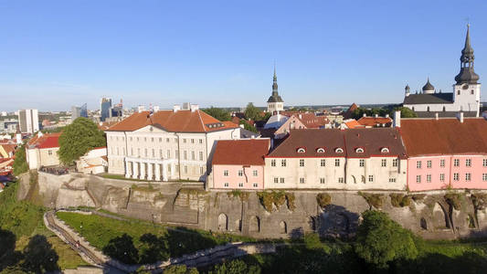 爱沙尼亚首都塔林的鸟瞰图