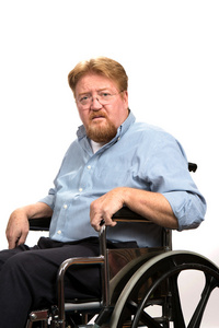 坐轮椅的人残疾
