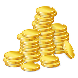 金币成堆宝藏图片