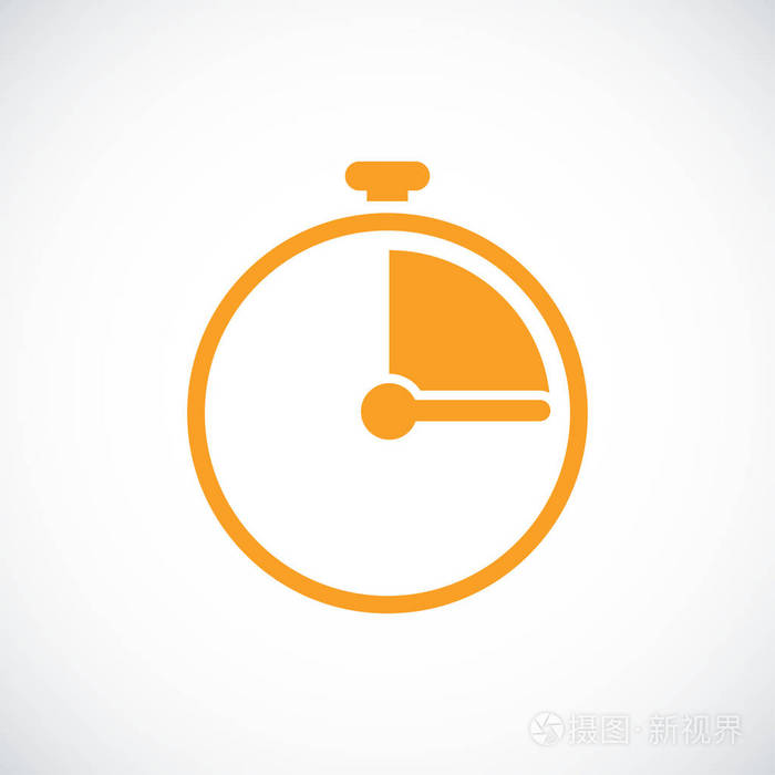 秒表图标矢量
