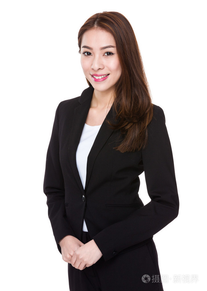 亚洲女商人在西装