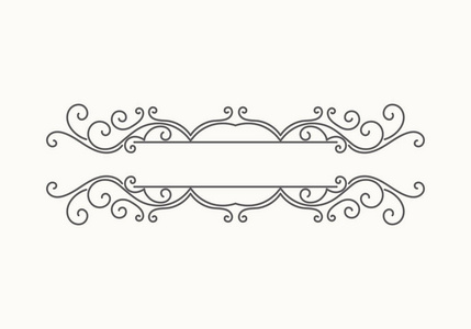 藤蔓装饰边框画图片