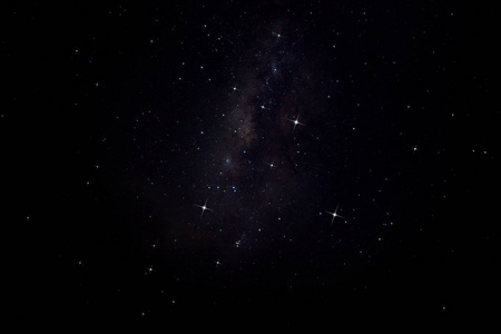 天空和星星在晚上照片