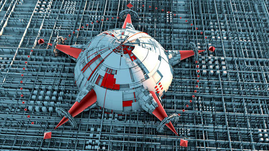 空间天文学家,城市的未来,科幻小说,科幻,平行板 中心城市 房屋单位