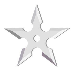 忍者镖几个玩掷镖游戏飞镖矢量图标11回旋镖徽标曲线风格设计模板收集