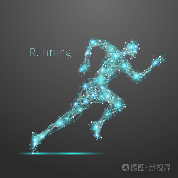 多边形奔跑的