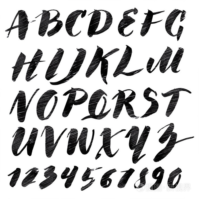 手工制作罗马字母表