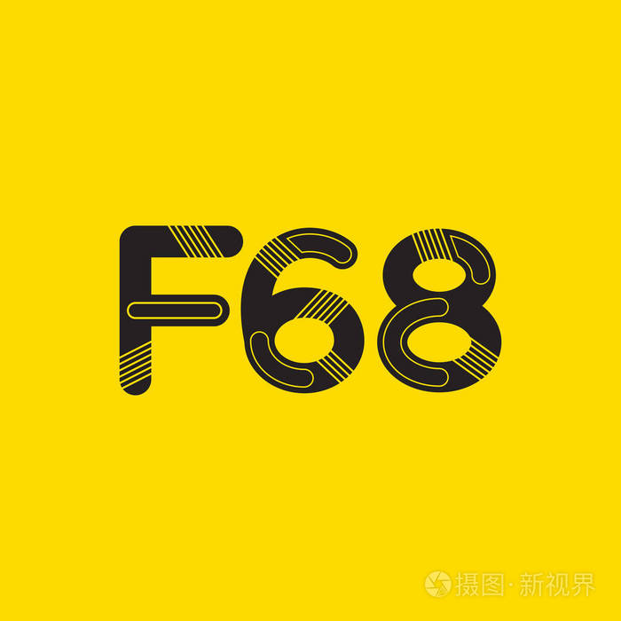 字母及数字标志f68