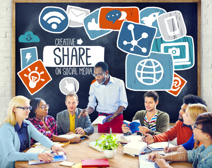 分享社交媒体网络